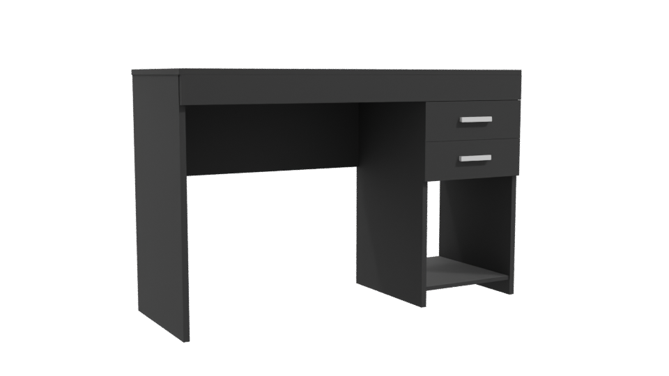 Stylish Minimalist Office Desk 3D Model - Professional 3D Model Render 10