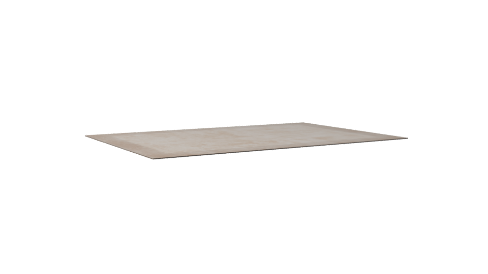 Elegant Minimalist Wooden Rectangle Table 3D Model - Professional 3D Model Render 4