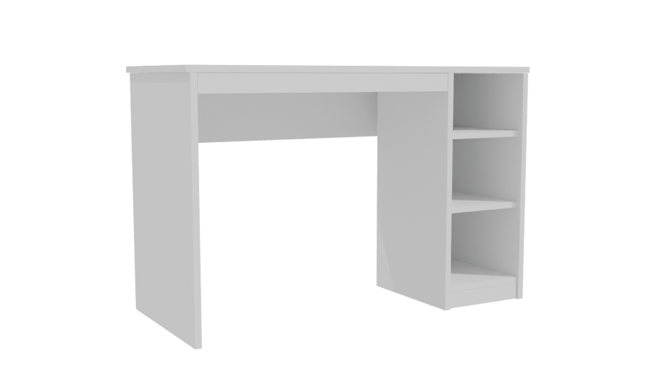 Minimalist Desktop Table 3D Model - Professional 3D Model Render 10