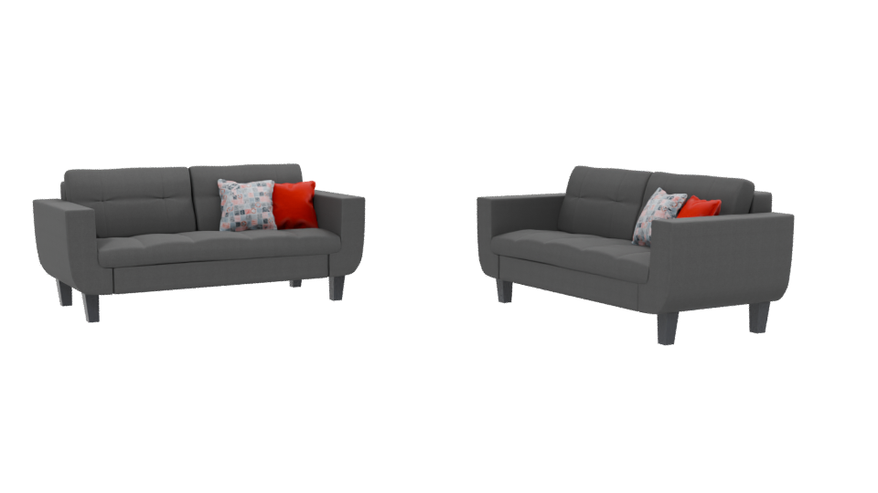 Stylish Modern Sofa Set 3D - Professional 3D Model Render 13