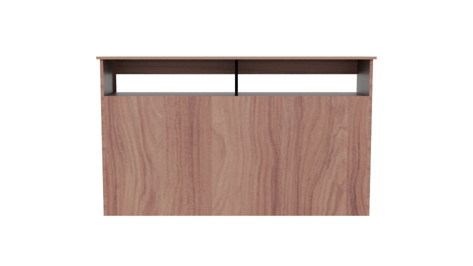 Polux Chocolate Wooden Cabinet 3D - Professional 3D Model Render 5