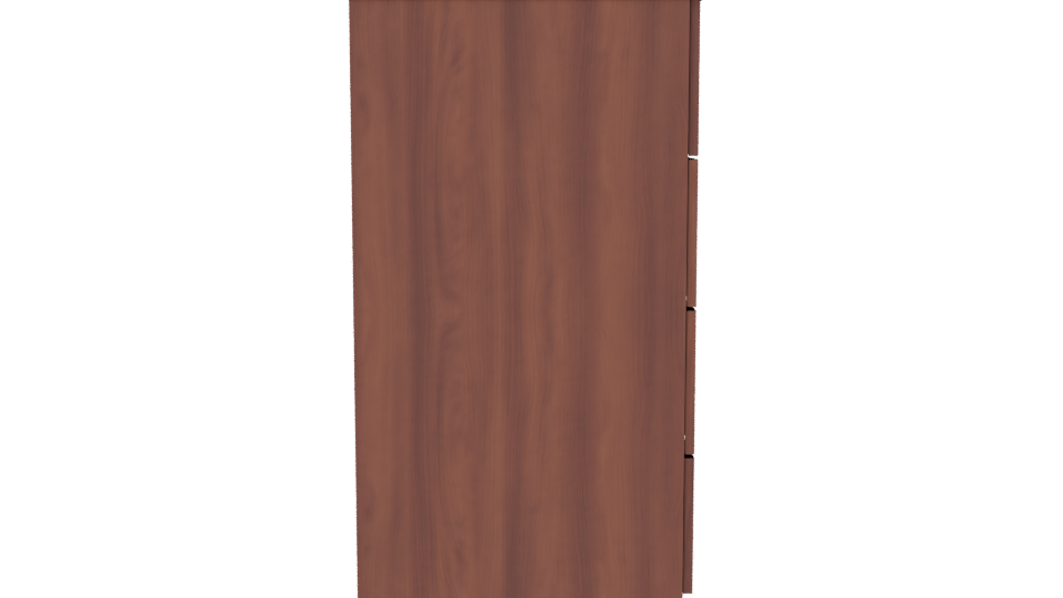 Stylish Wooden Drawer Unit 3D - Professional 3D Model Render 8