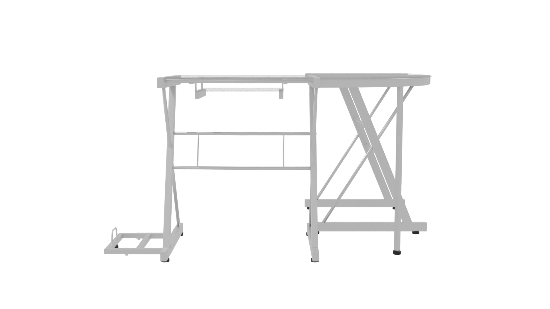 Stylish Modern Office Desk 3D - Professional 3D Model Render 8