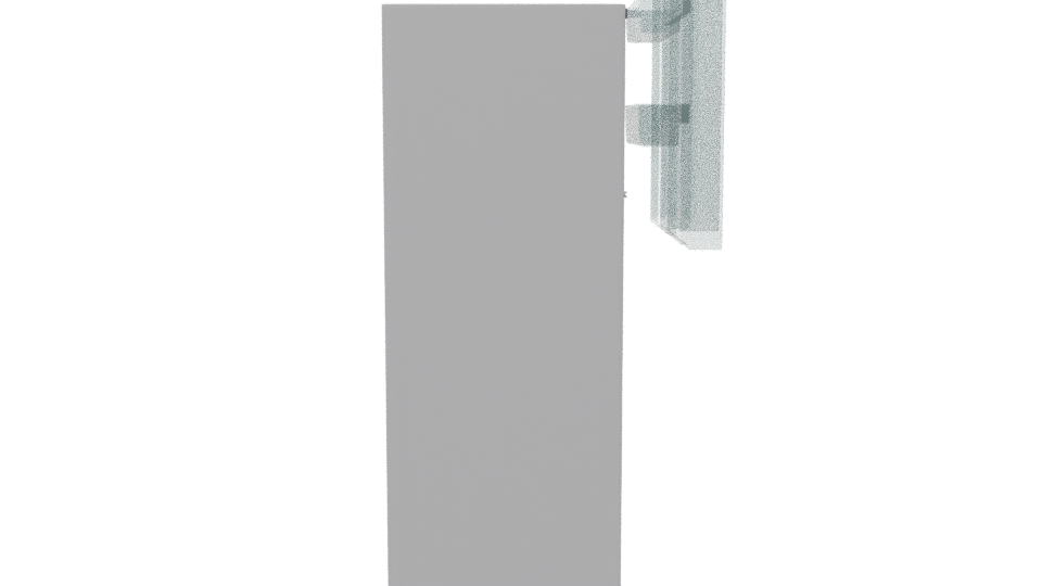 Sleek Stainless Steel Refrigerator 3D Model - Professional 3D Model Render 8