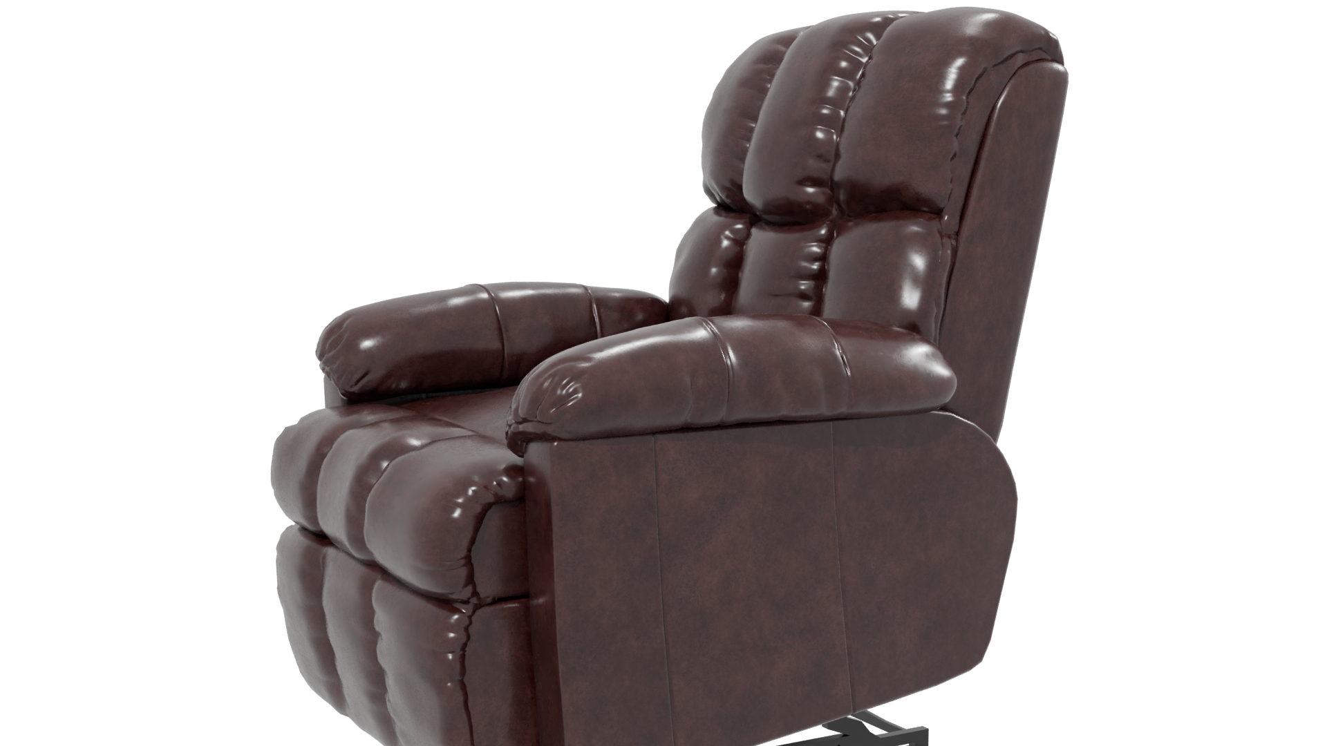 Luxurious Recliner Armchair 3D - Professional 3D Model Render 13
