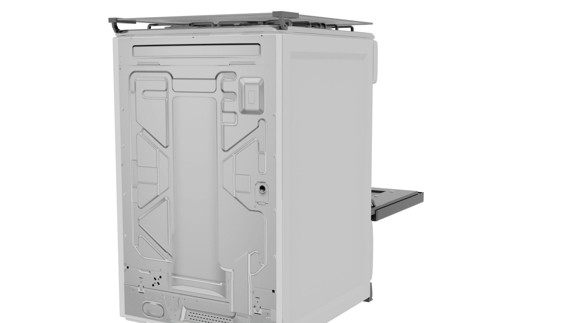 Stylish Gas Stove 3D Model - Professional 3D Model Render 6