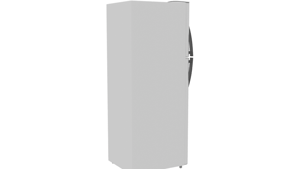 Modern Household Refrigerator Model - Professional 3D Model Render 7