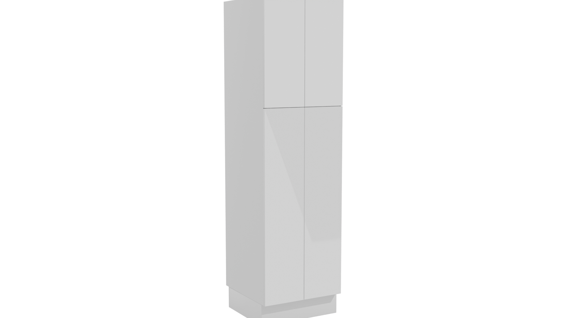 Sleek Minimalist Storage Cabinet - Professional 3D Model Render 10