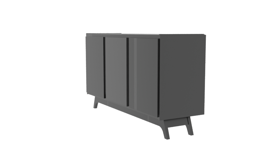 Stylish Modern Sideboard 3D - Professional 3D Model Render 13