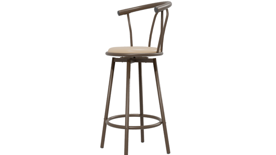 Stylish Barstool 3D Model - Professional 3D Model Render 13