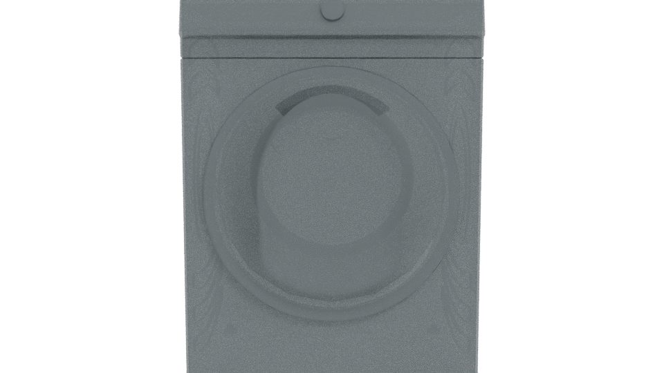 Stylish Front-Loading Washing Machine - Professional 3D Model Render 11