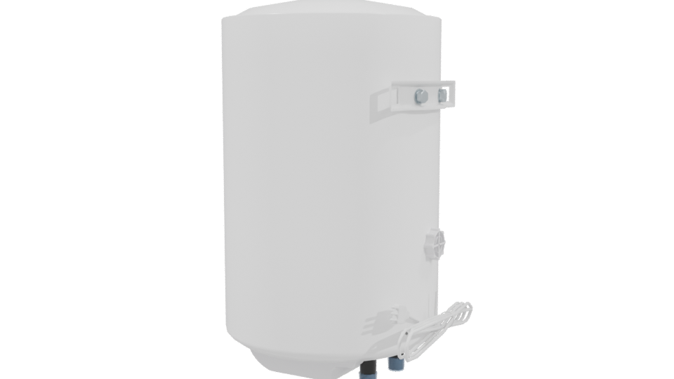 Stylish Electric Water Heater 3D - Professional 3D Model Render 3
