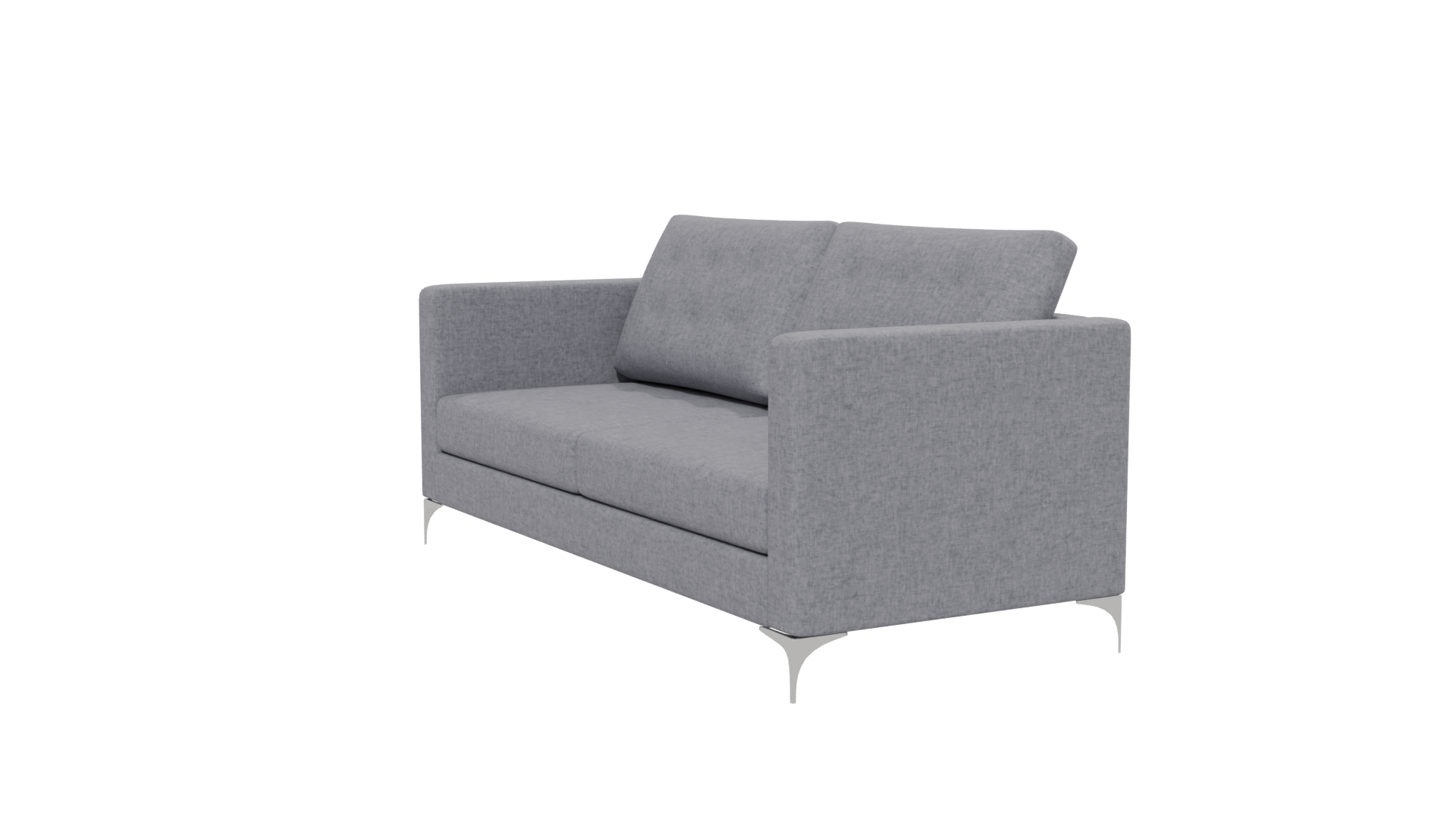 Modern Gray Sofa 3D Model - Professional 3D Model Render 28