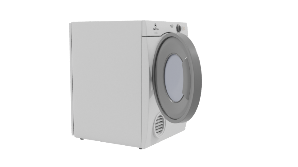 Realistic Clothes Dryer 3D Model - Professional 3D Model Render 9