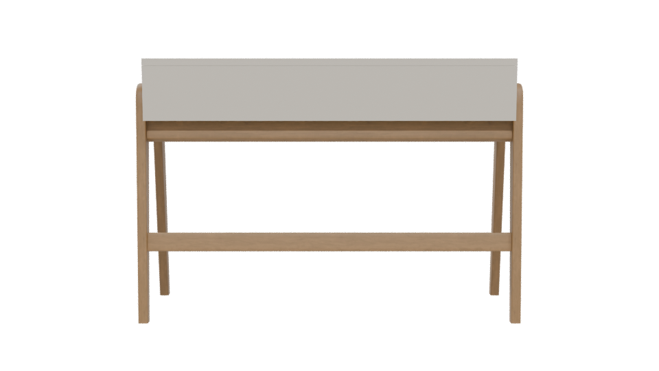 Minimalist Wooden Console Table 3D - Professional 3D Model Render 5