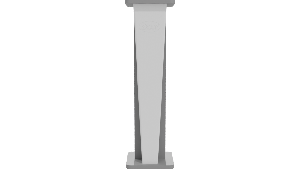 Stand Croce 42 Gloss White 3D - Professional 3D Model Render 11