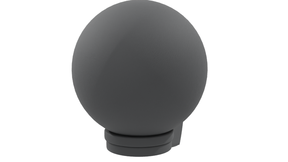 Wall Mounted 60W Black Lantern 3D - Professional 3D Model Render 9