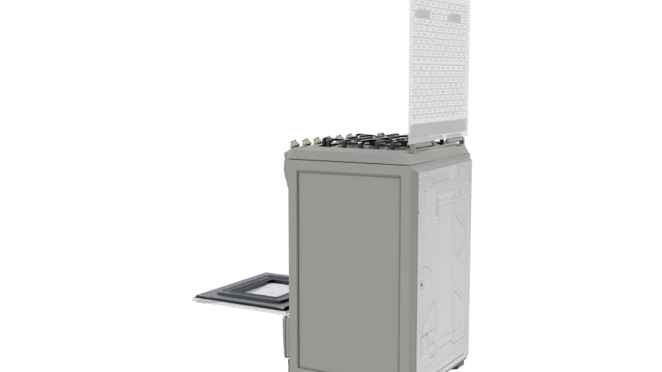 Gas Oven Range Appliance 3D - Professional 3D Model Render 3