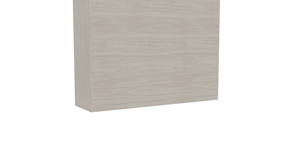 Elegant Vertical Storage Cabinet 3D Model - Professional 3D Model Render 4