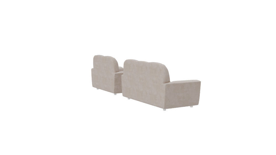 Stylish Modern Sofa Set 3D - Professional 3D Model Render 7