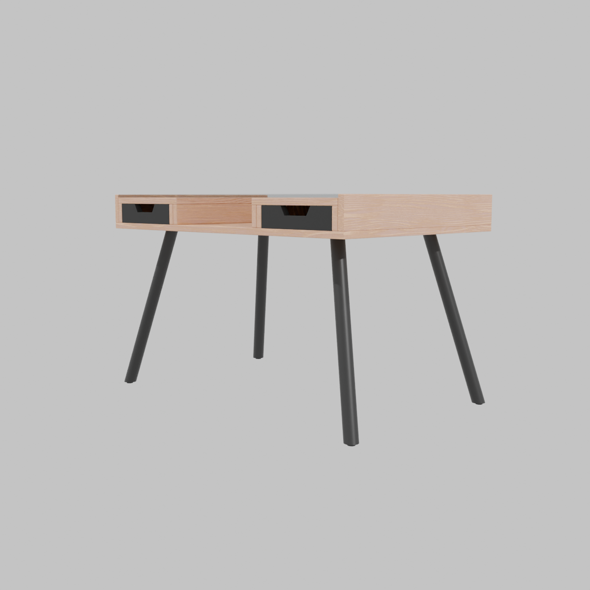 Escritorio 76x120x60 Cm Negro