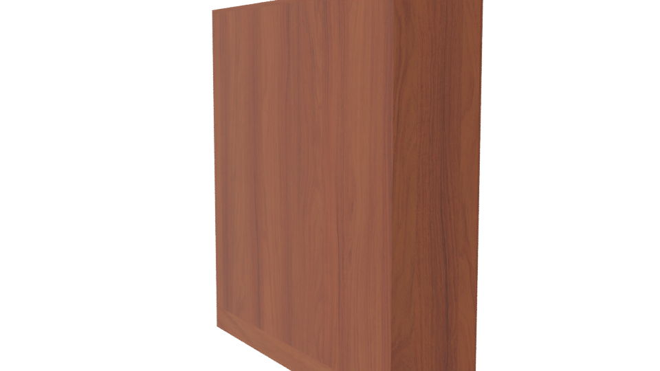 Stylish Wooden Storage Cabinet 3D - Professional 3D Model Render 7