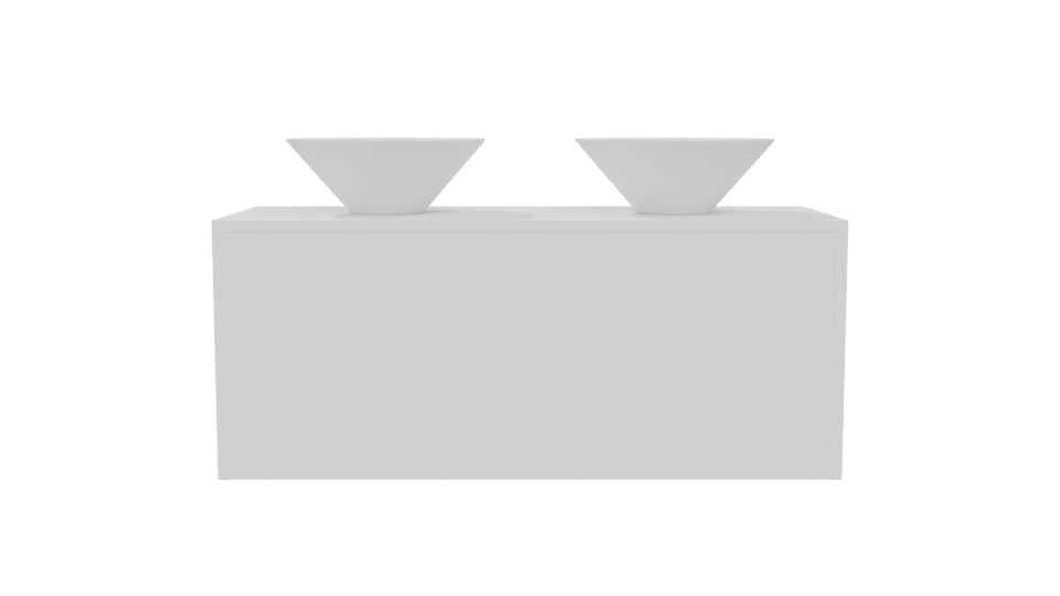 Contemporary Bathroom Vanity 3D Model - Professional 3D Model Render 5