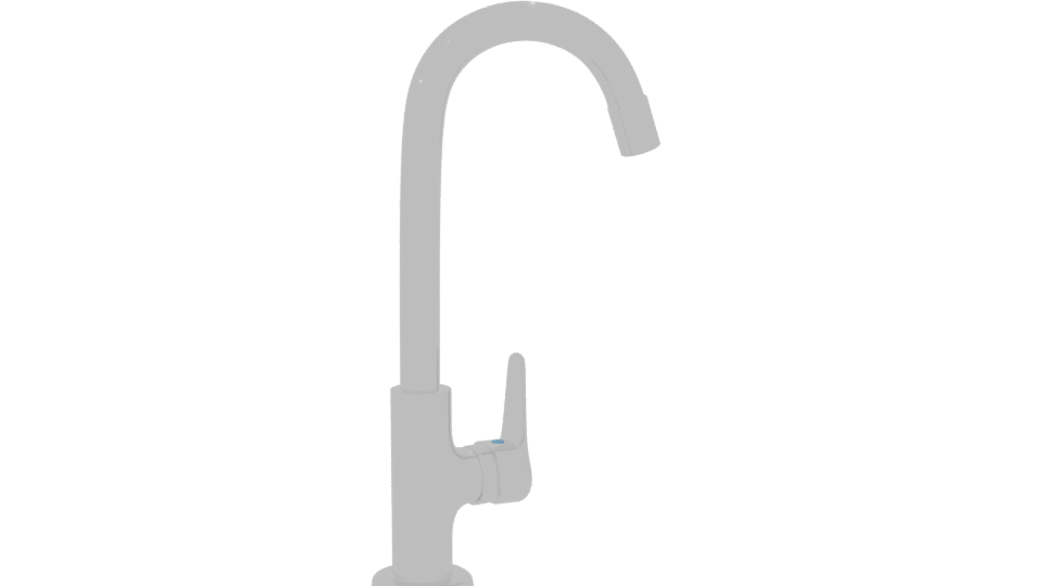 Stylish Kitchen Faucet 3D Model - Professional 3D Model Render 7