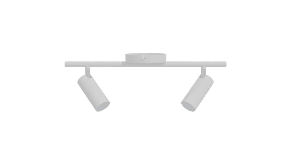 Lanark LED Double Light Fixture 3D - Professional 3D Model Render 11