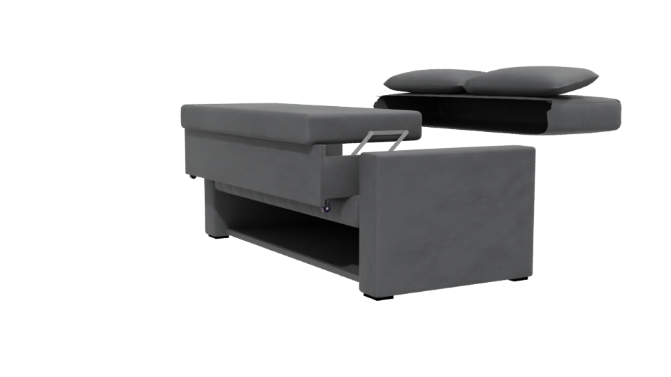 Contemporary Fabric Sofa Model - Professional 3D Model Render 13