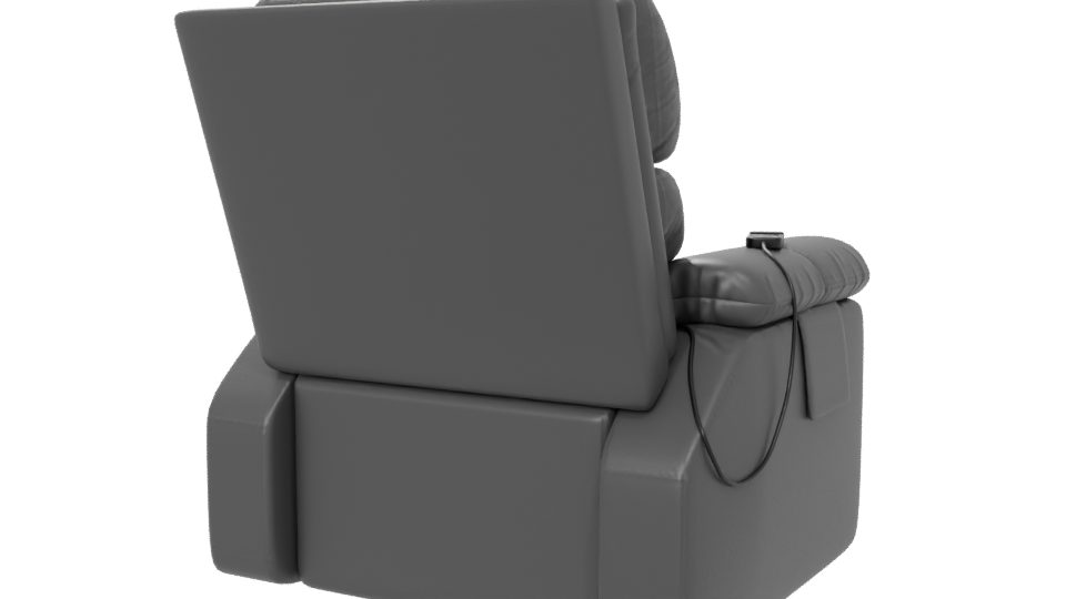 Stylish Modern Recliner Chair 3D - Professional 3D Model Render 6