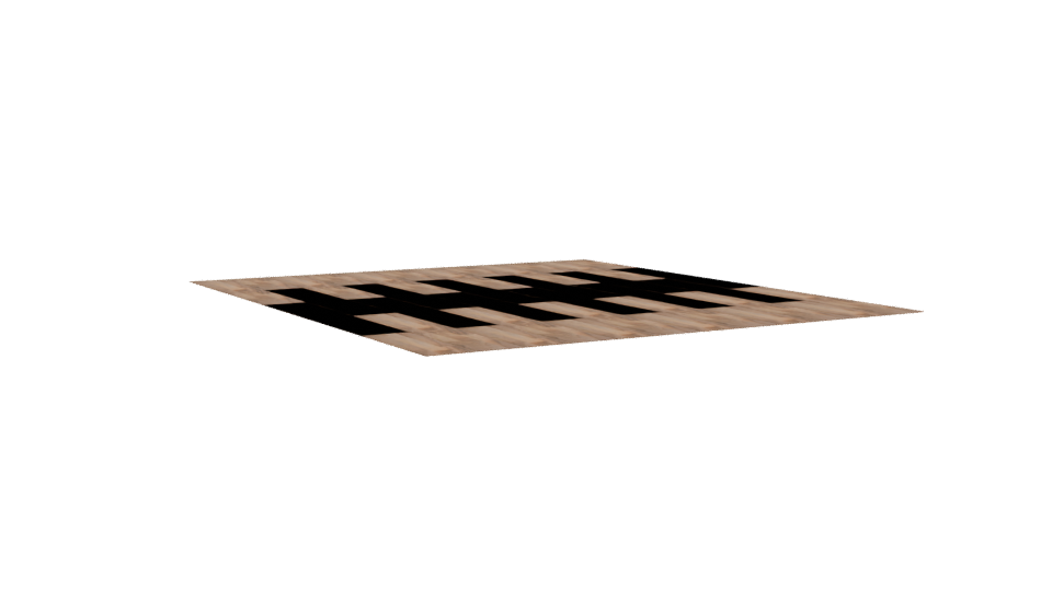 Realistic Wooden Flooring 3D Model - Professional 3D Model Render 4
