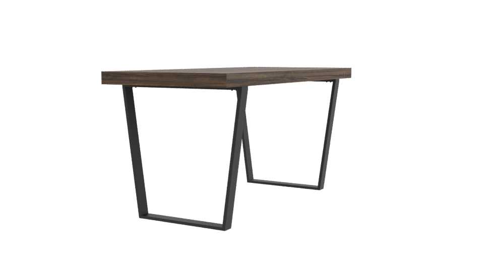 Stylish Wooden Office Table 3D - Professional 3D Model Render 9