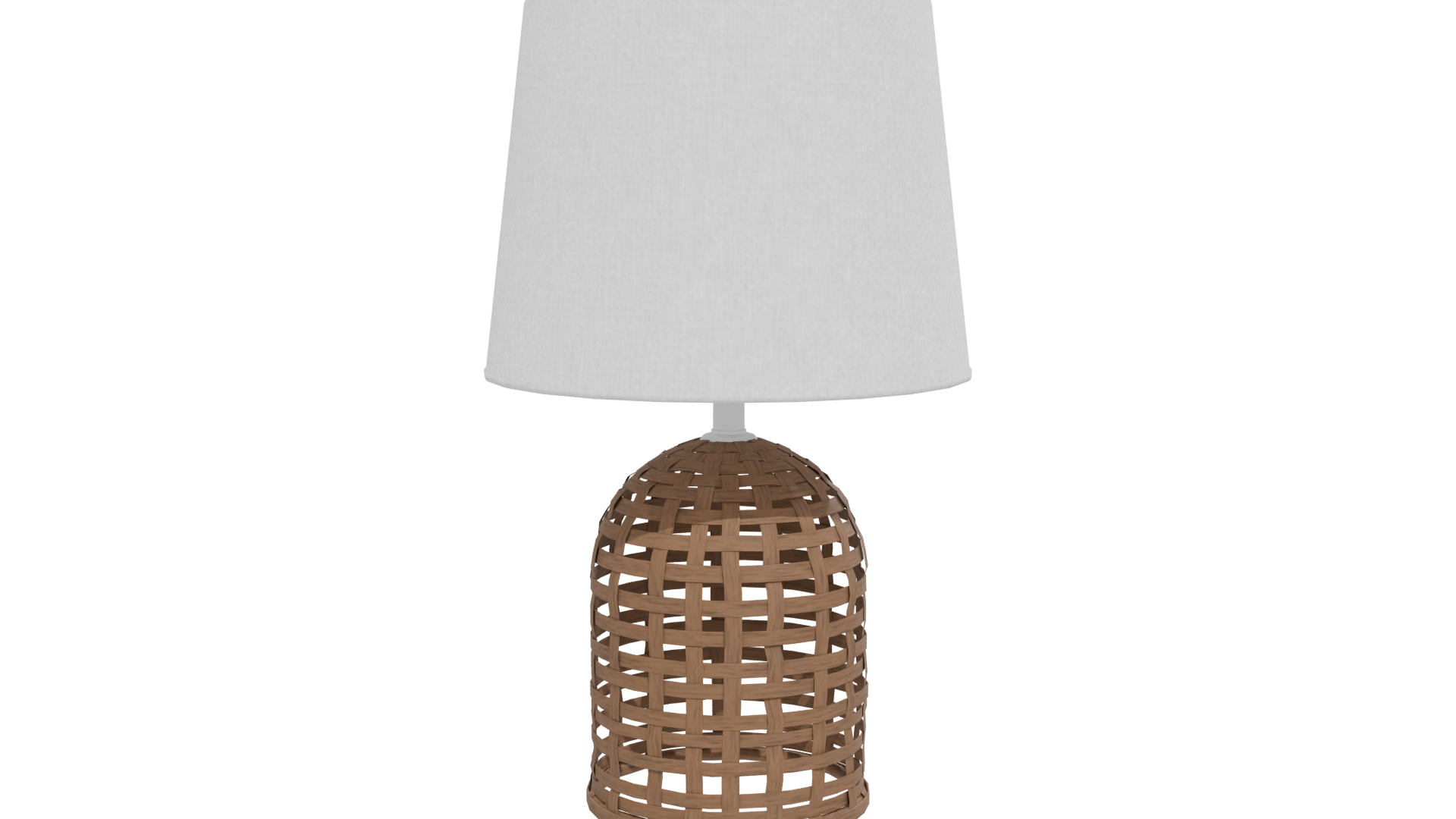 Stylish Wicker Table Lamp 3D - Professional 3D Model Render 12