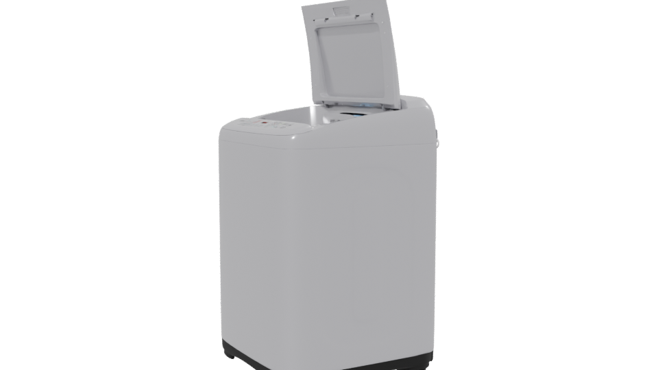 Modern Household Washing Machine 3D - Professional 3D Model Render 13