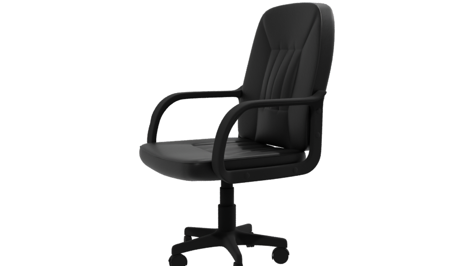 Sleek Modern Office Chair 3D - Professional 3D Model Render 13