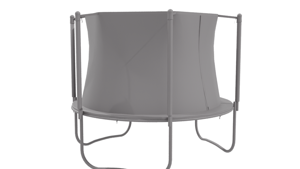 Outdoor Safety Trampoline Model 3D - Professional 3D Model Render 10