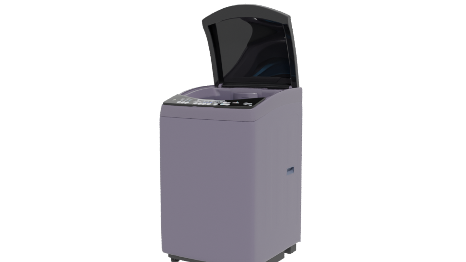 Stylish Top-Loading Washing Machine 3D - Professional 3D Model Render 12