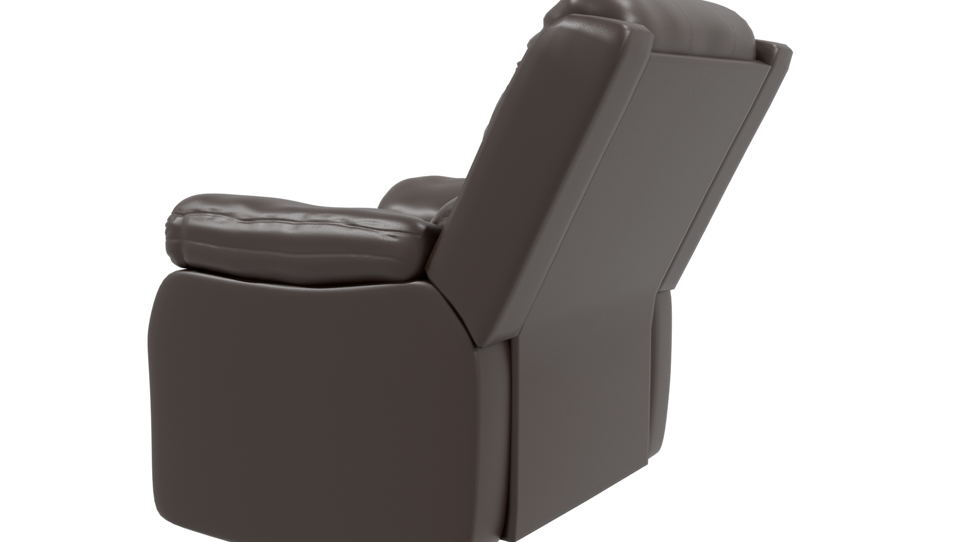 Cozy Reclining Armchair 3D - Professional 3D Model Render 3