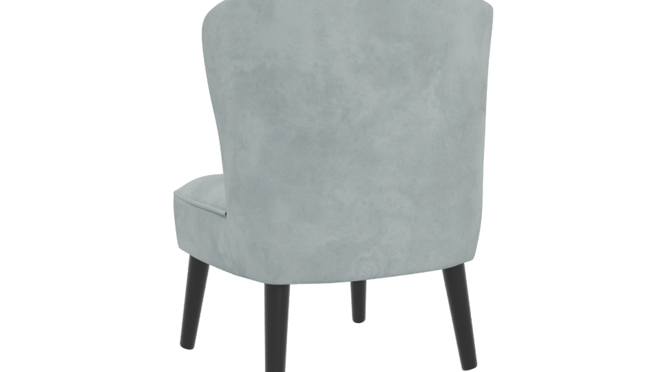 Elegant Modern Accent Chair 3D - Professional 3D Model Render 4