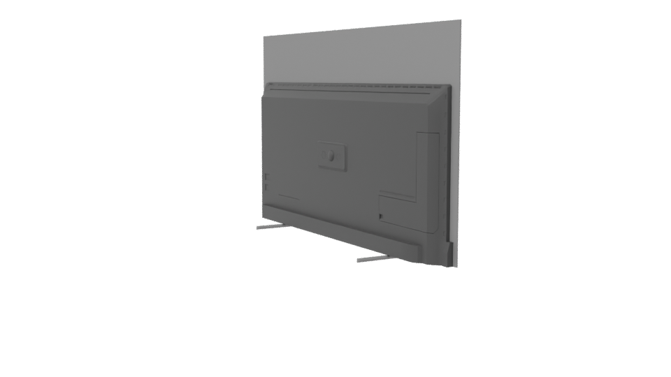 Sleek Modern Television 3D Model - Professional 3D Model Render 7