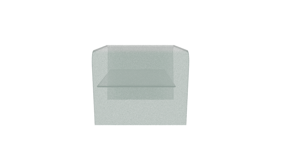 Modern Glass Coffee Table 3D - Professional 3D Model Render 8