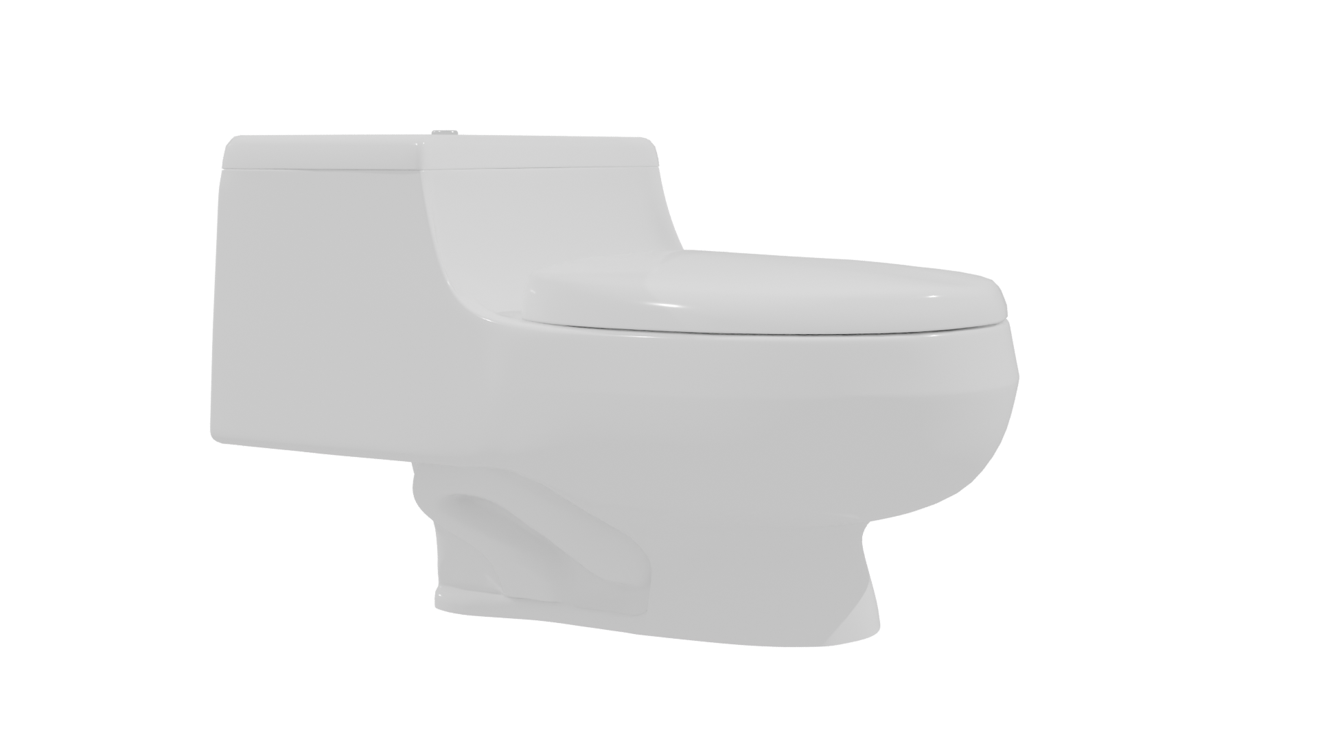 Modern Bathroom Toilet Model 3D - Professional 3D Model Render 9