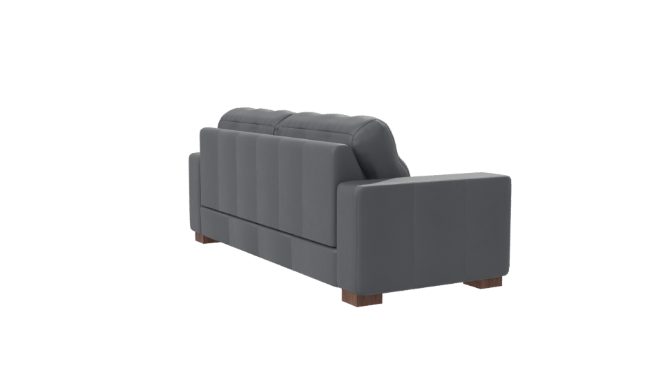 Stylish Modern Leather Sofa 3D Model - Professional 3D Model Render 7