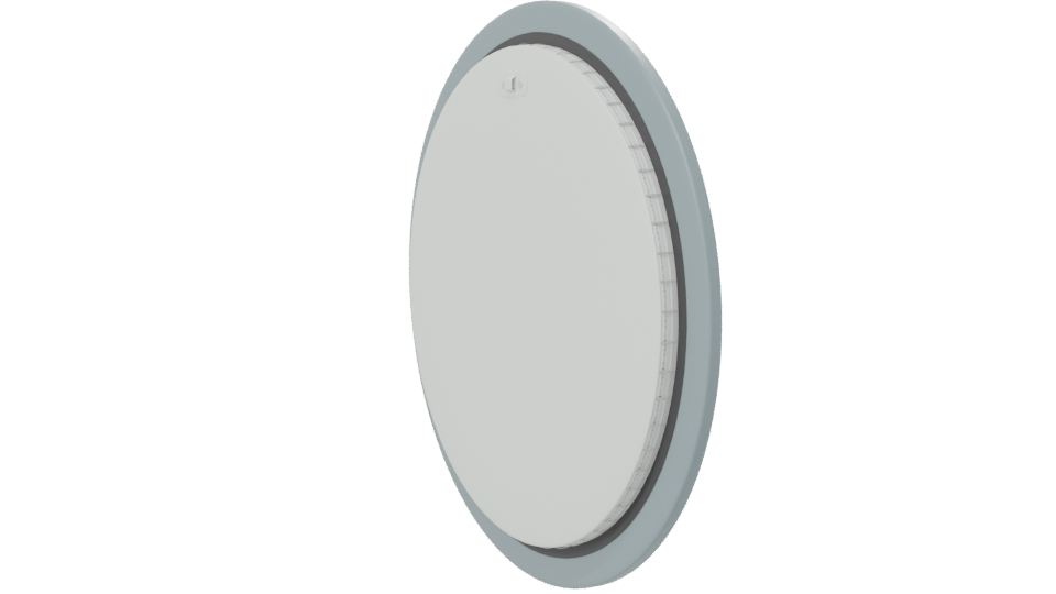 Contemporary Circular Mirror 3D - Professional 3D Model Render 7