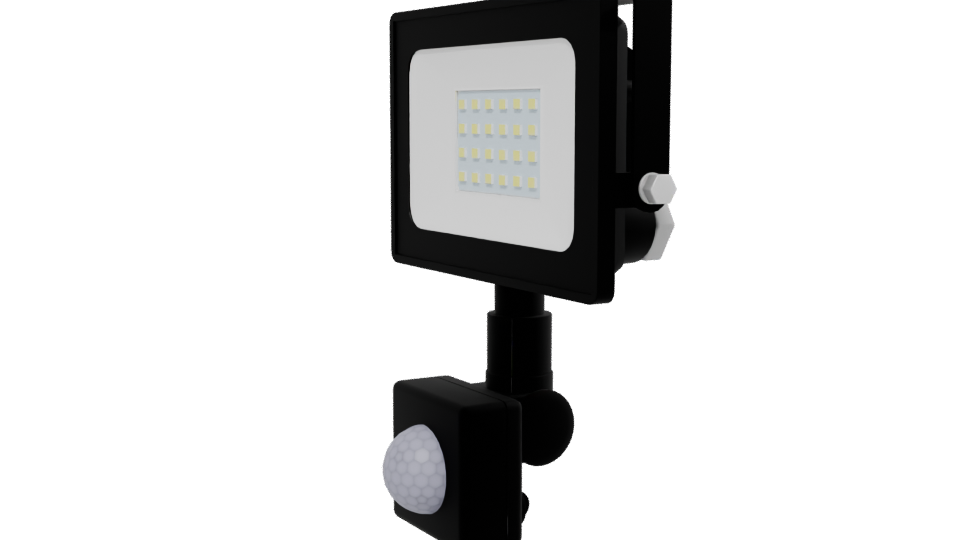 Stylish LED Flood Light Model - Professional 3D Model Render 13