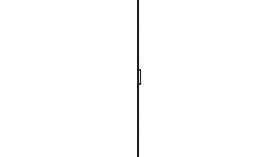 Sleek Double Door Closet Model - Professional 3D Model Render 8