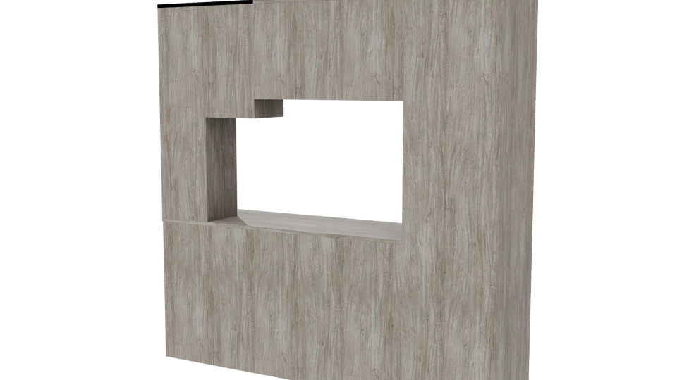 Stylish Modern Cabinet 3D Model - Professional 3D Model Render 6