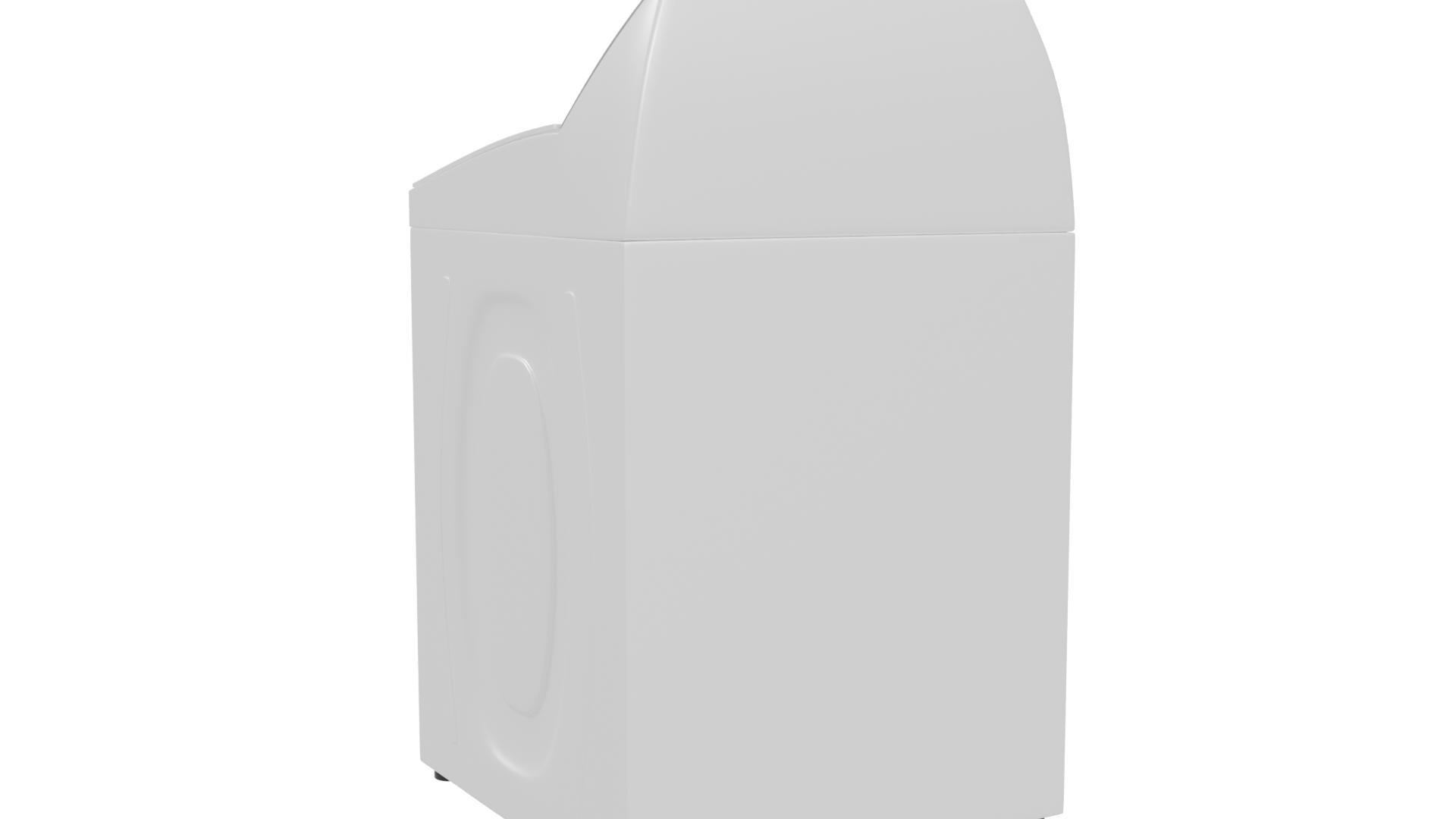 Efficient Top Load Washing Machine - Professional 3D Model Render 4