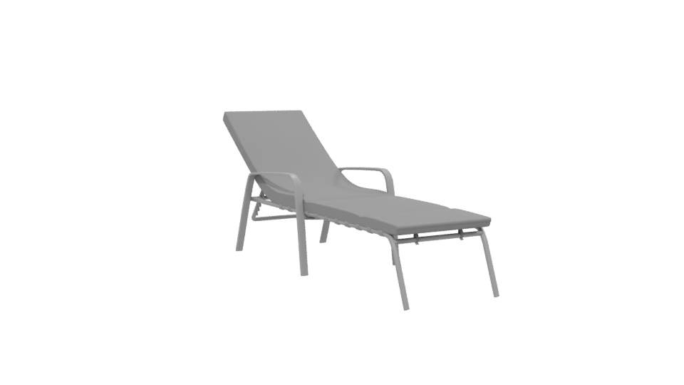 Stylish Outdoor Lounge Chair 3D - Professional 3D Model Render 13